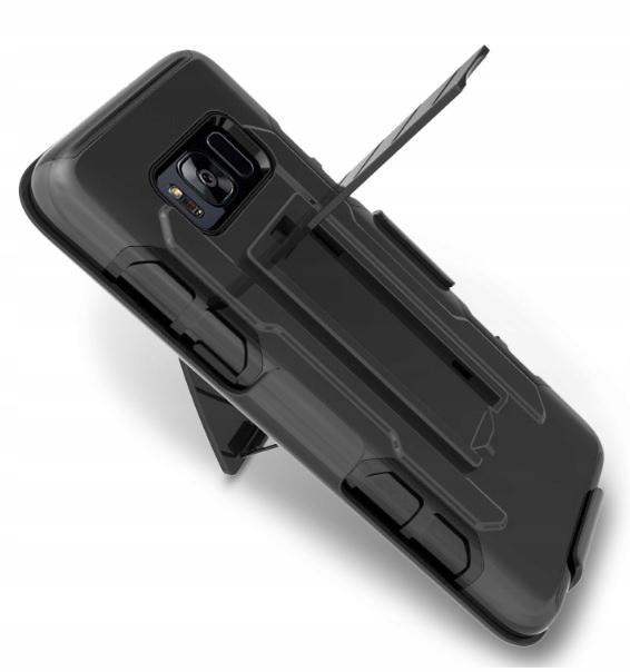 PANCERNE ETUI SAMSUNG GALAXY S8 + SZKŁO Kolor czarny