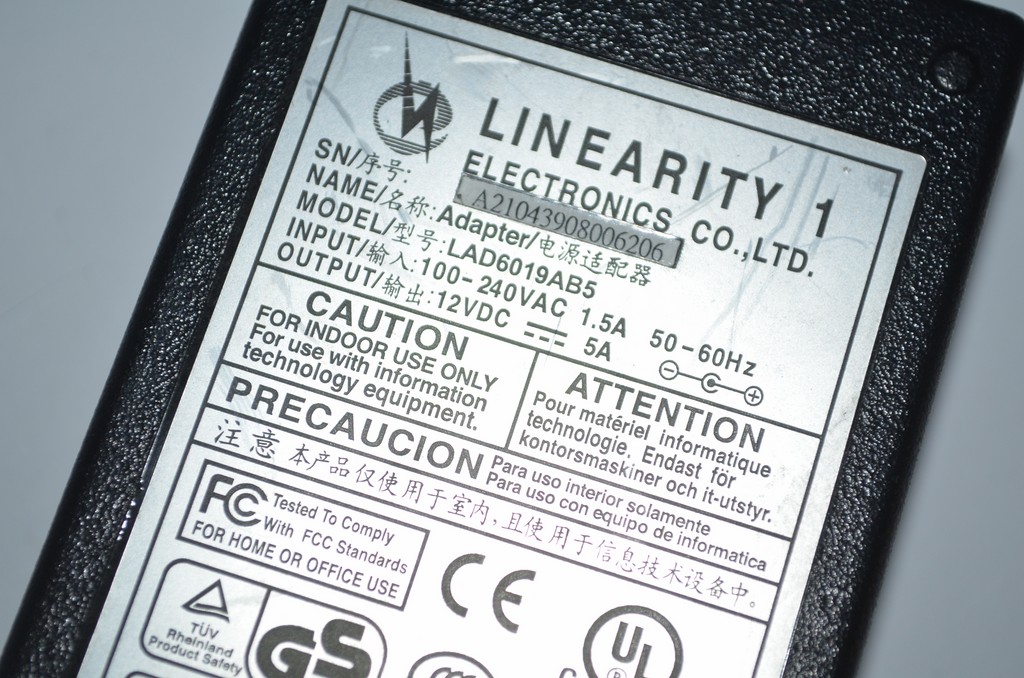 ZASILACZ LINEARITY LAD6019AB5 12V 60W Marka Inna