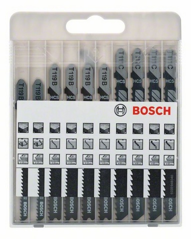 

Bosch zestaw brzeszczotów do drewna typ T 10 sztuk