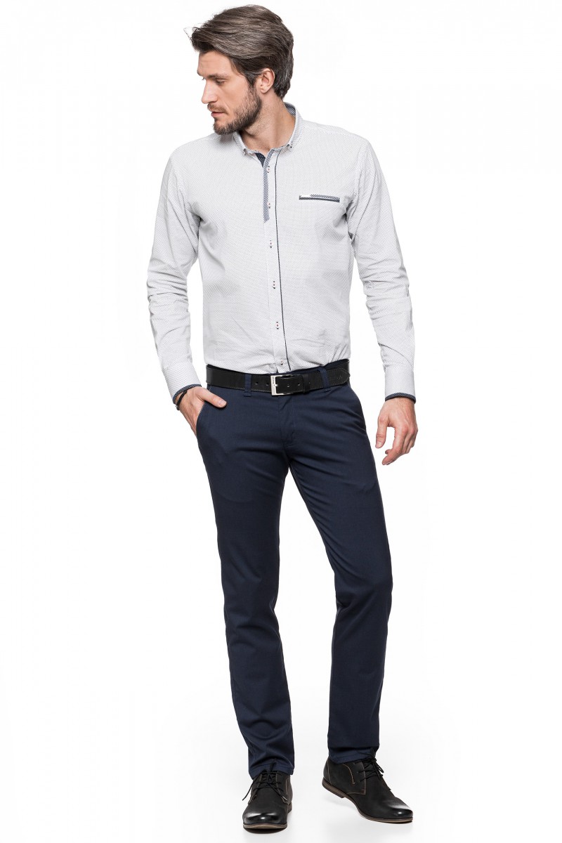 SPODNIE MĘSKIE CHINOSY VANKEL JEANS 026 - 82cm/L32 Płeć mężczyzna