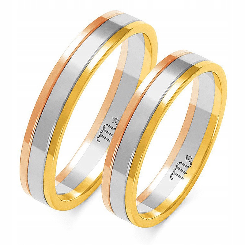 Zlaté Prstýnky 14K 4mm id A-203