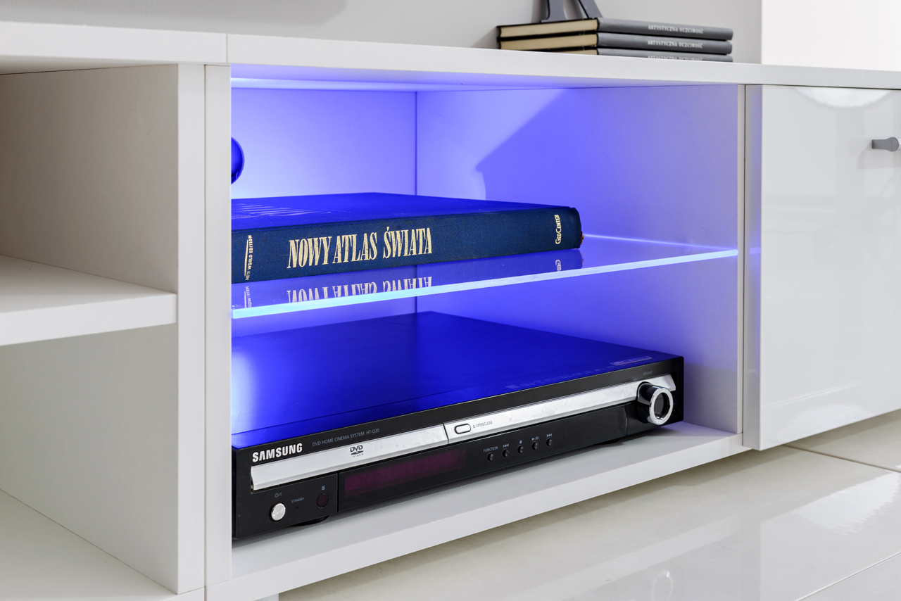 LEDy niebieskie - 6 pkt / Zasilacz / Klips Marka Design Light
