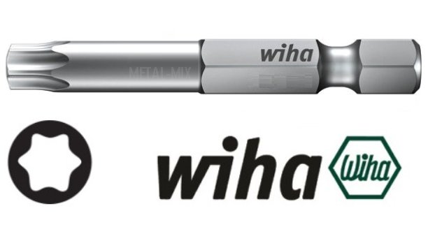 PROFESJONALNY BIT GROT TORX TX20 T20x50 mm WIHA Długość bitu 50mm