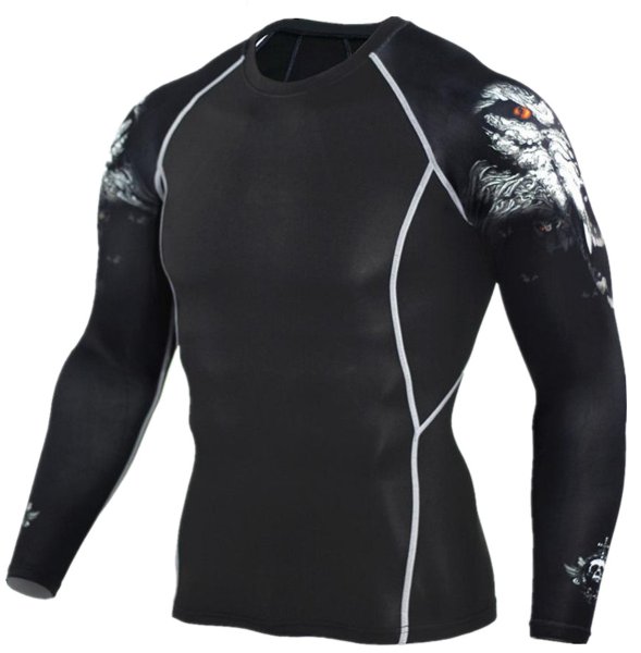 KOSZULKA TERMOAKTYWNA NA SIŁOWNIE DŁUGI RĘKAW L Rękaw długi rękaw