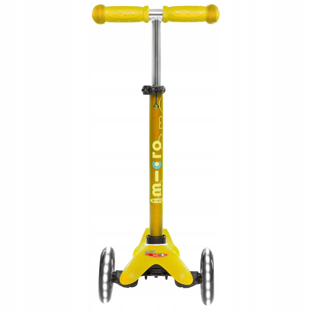 Micro - Trójkołowa hulajnoga dla dzieci Mini Deluxe Yellow LED Marka Micro