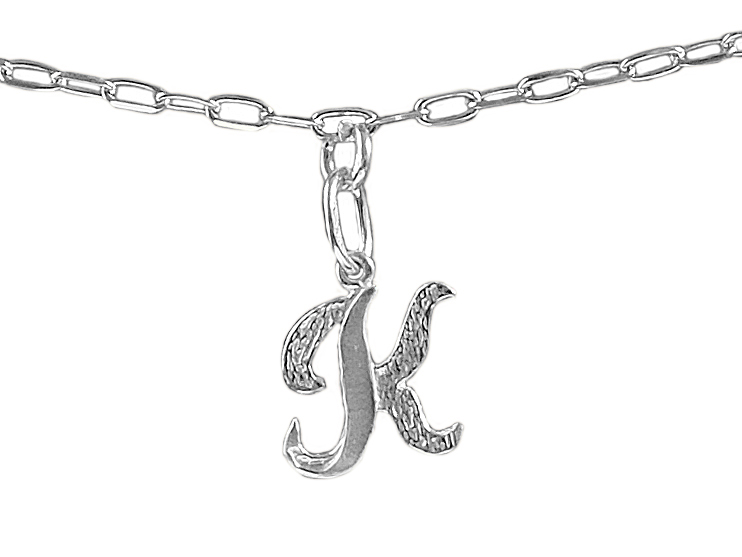 

Versil łańcuszek talia body chain + literka Srebro