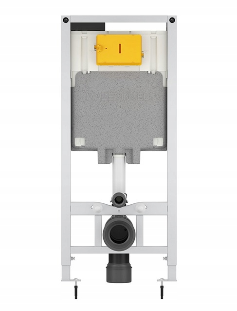 EXCELLENT SHIRO STELAŻ WC+WSPORNIKI+PRZYCISK+MATA Wysokość 115 cm