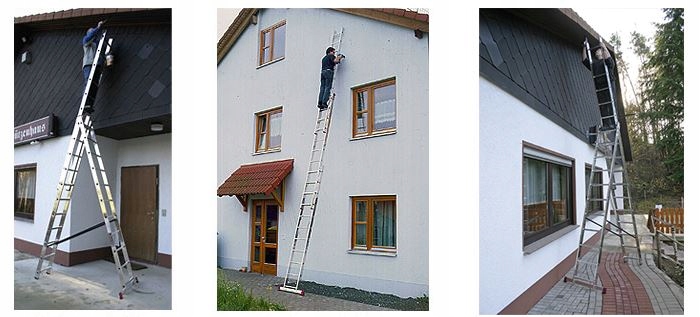 KRAUSE CORDA drabina 3x6 30368 Materiał aluminium