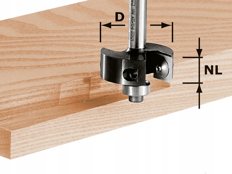 FESTOOL Frez do wręgów HW S8 D38/12 491085 Marka Festool