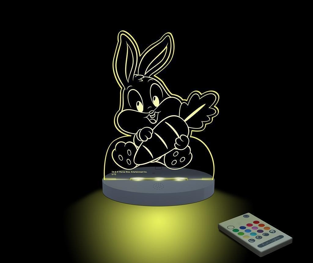 LAMPKA NOCNA - CZUWAJĄCA LED Aloka * KRÓLIK BUGS * Bohater / Bajka Inny