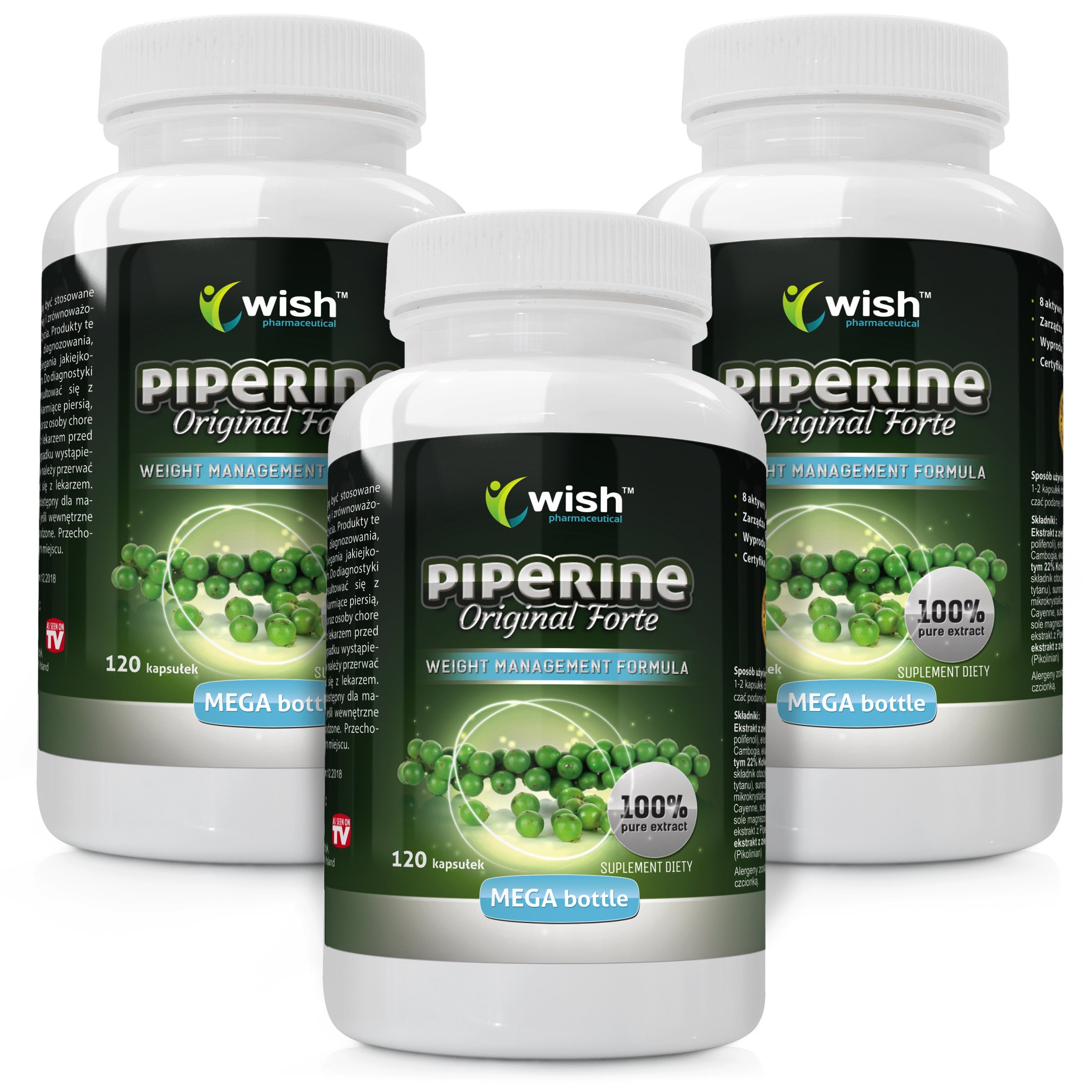 8w1 Piperine Piperyna Forte 95 20mg 360 Kapsulek 6005161144 Allegro Pl