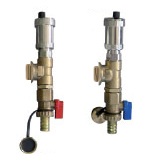 Rozdzielacz 5 obw. z Grupą Pompową do Podłogówki Maksymalna temperatura robocza 95°C