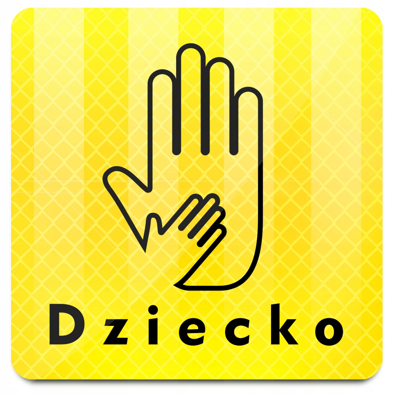 

Odblaskowy Magnes Dziecko Na Auto Samochód