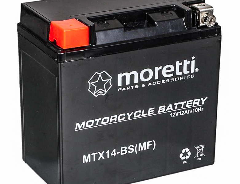 YTX14-BS - ГЕЛЕВАЯ БАТАРЕЯ MORETTI YTX14 MTX14