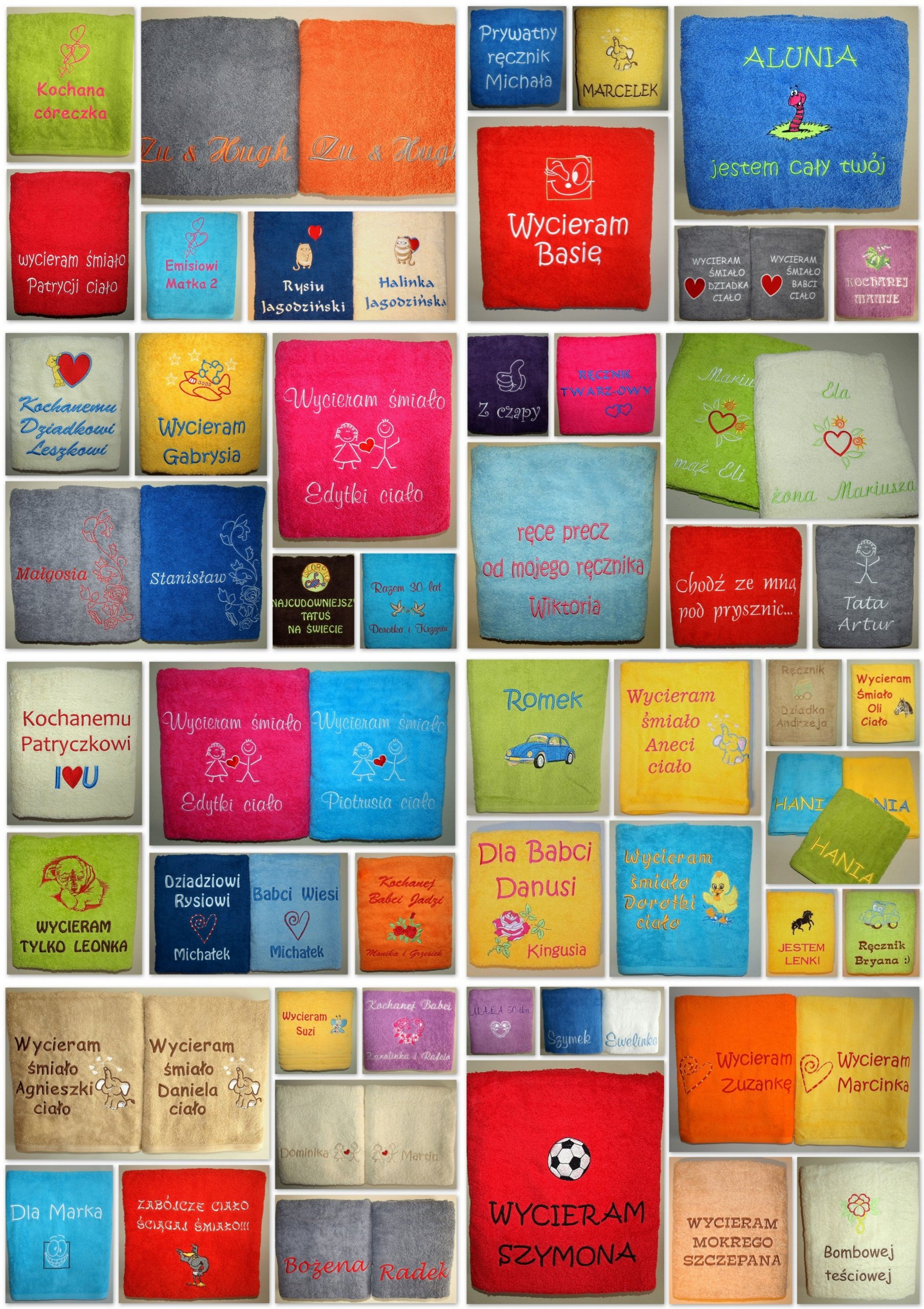 Extra RĘCZNIK z Twoim HAFTEM prezent na WALENTYNKI Kod producenta RĘCZNIK Z HAFTEM