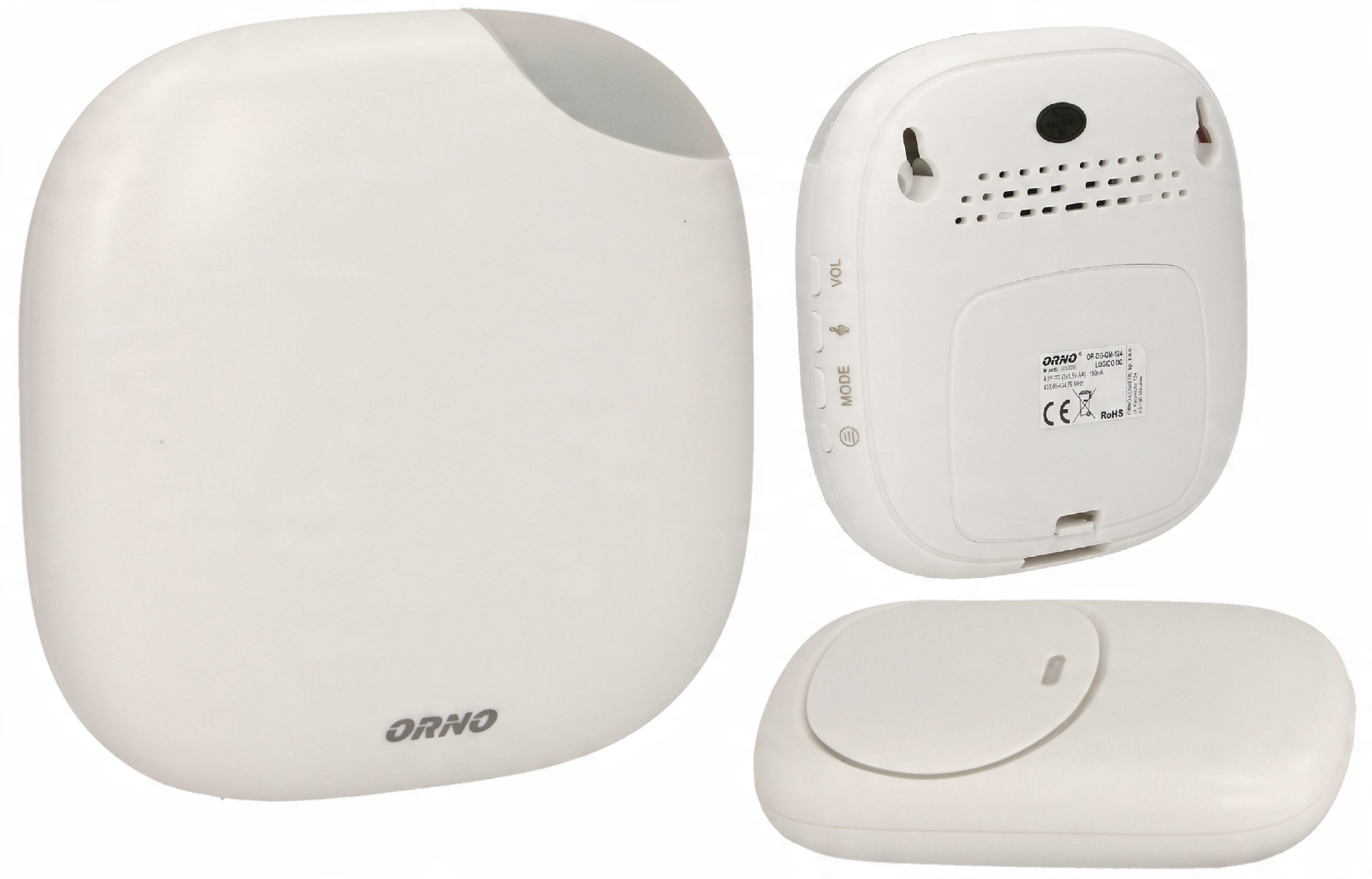

Dzwonek Bezprzewodowy Logico DC OR-DB-QM-124