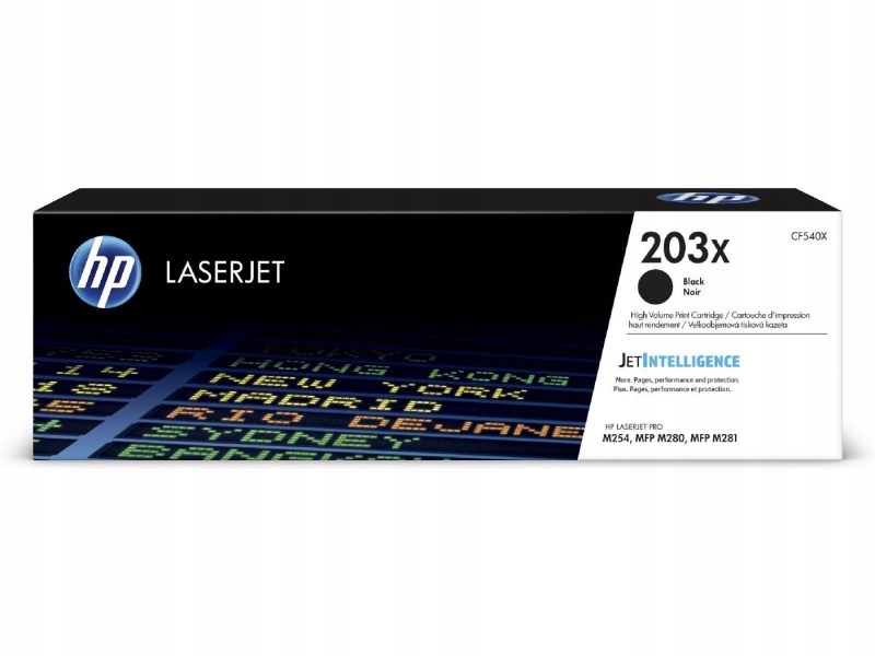 Toner org. Hp 203X Black CF540X M254 M280 M281