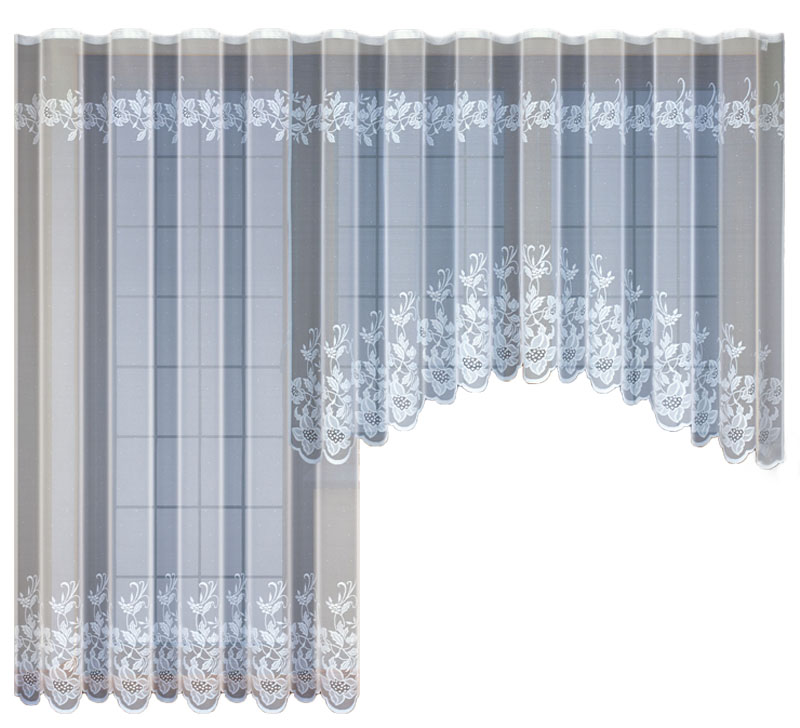 

Biała Firanka Żakardowa 23861 160x400cm