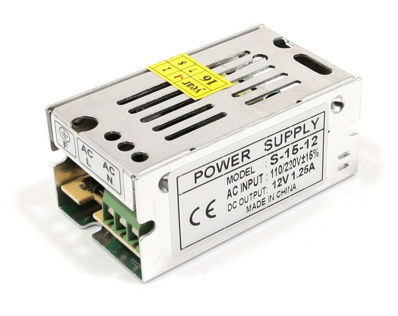 

Zasilacz 12V 15W 1,25A IP20 VER.2 Do Taśm Led Cctv