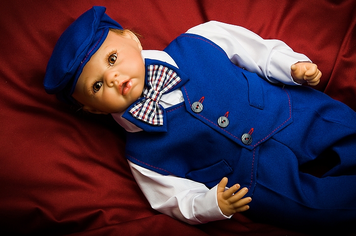 Komplet do Chrztu Ubranko Alex roz. 62-86 NOWOŚĆ Kolor niebieski