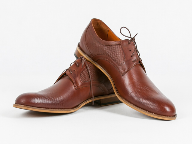 Agda 753 společenské boty Polské hnědé 40 Kůže