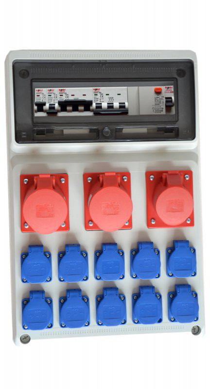 Elektrický stavebný rozvádzač D1310WR