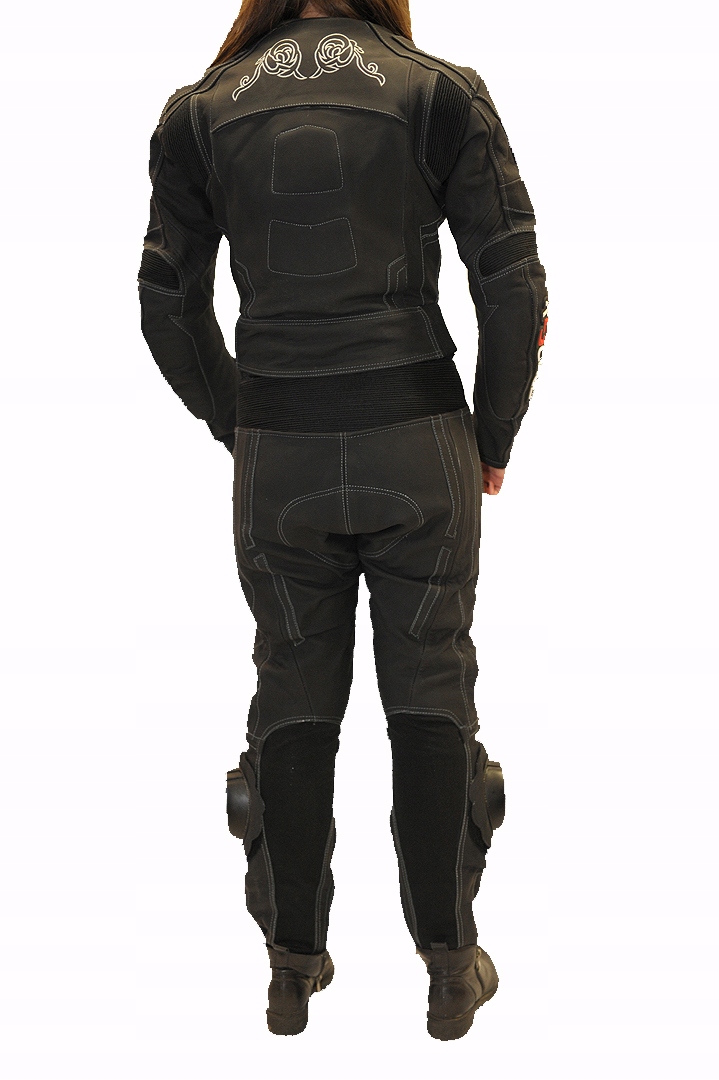 KOMBINEZON SKÓRZANY DAMSKI TSCHUL DWUCZĘŚ.187 r.34 Rozmiar XS