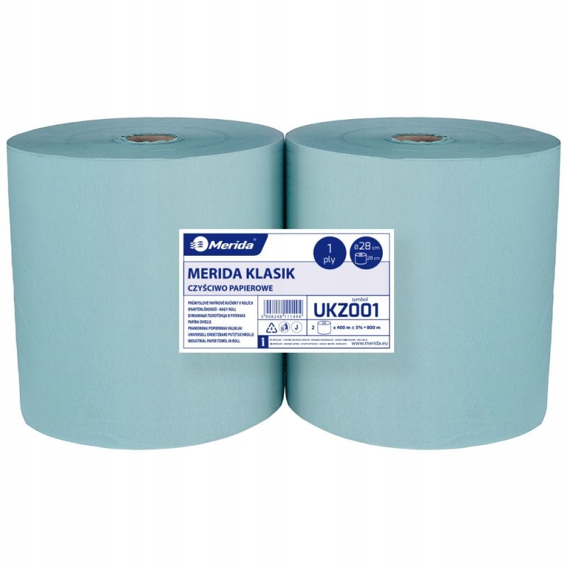 CZYŚCIWO PAPIEROWE MERIDA KLASIK 2 ROLKI UKZ001 EAN (GTIN) 5908248111494