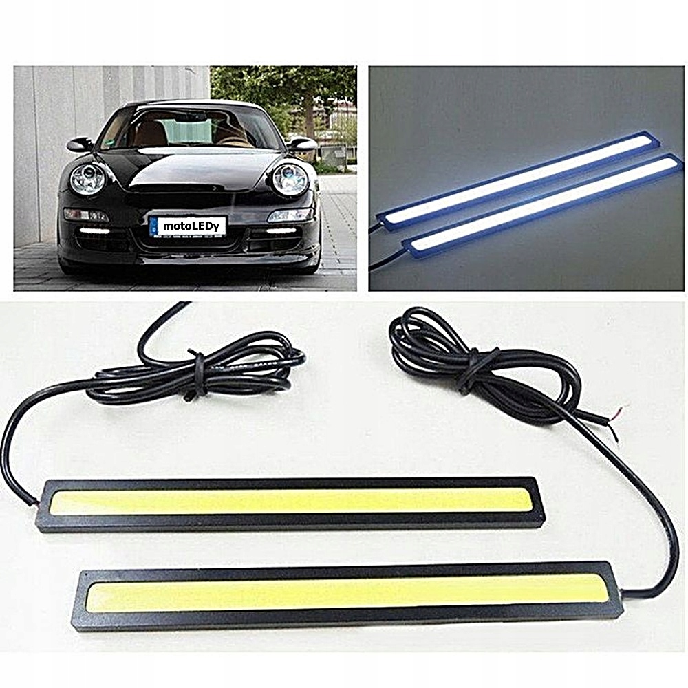

Drl Cob Led światła dzienne 2x650lm 2szt
