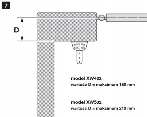 NICE MOOVO XW432 NAPĘD DO BRAM SKRZYDŁOWYCH 3,6M Marka Nice