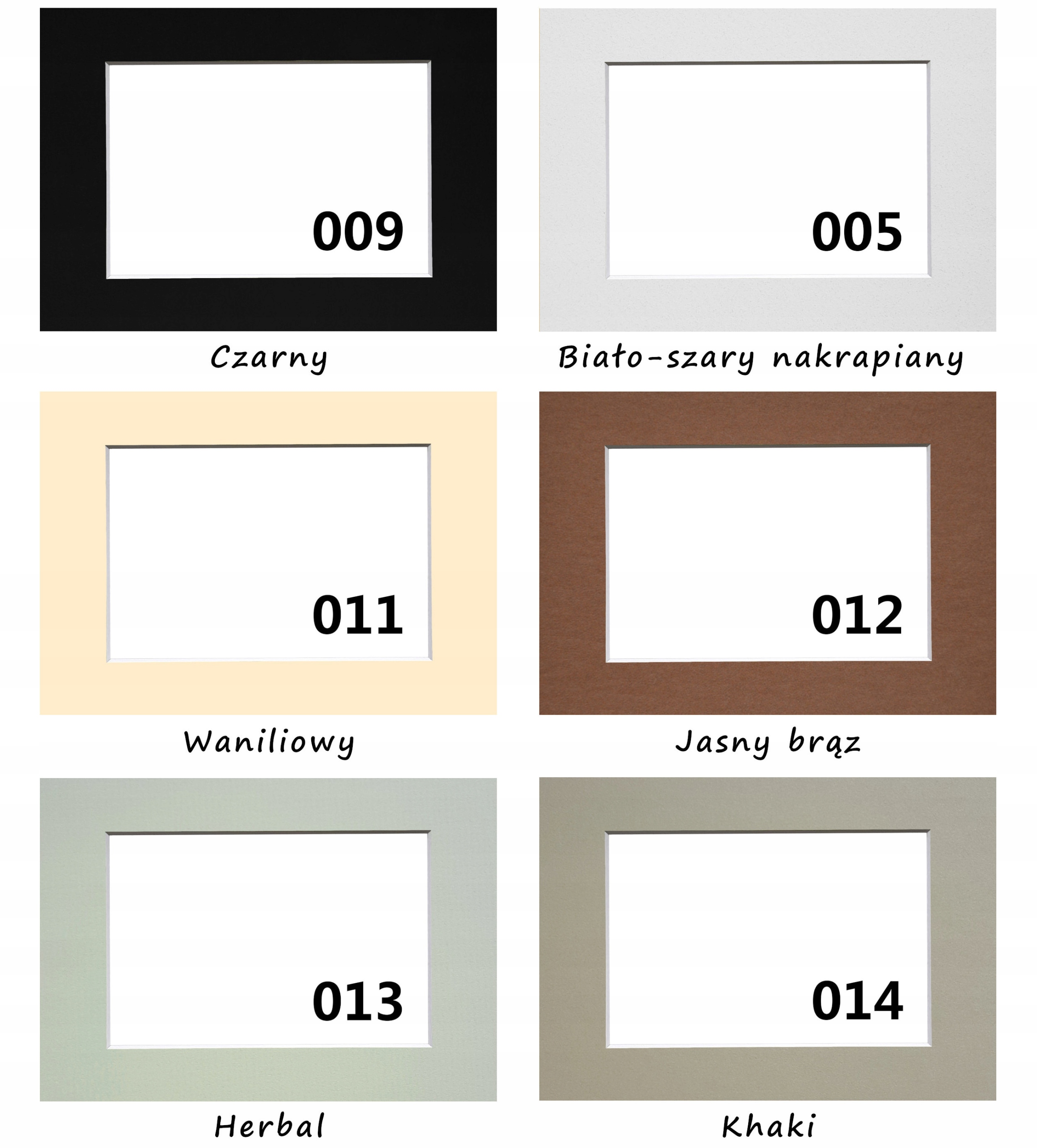 Passepartout 15x20 dowolne okno paspartu WYBÓR Szerokość produktu 15 cm