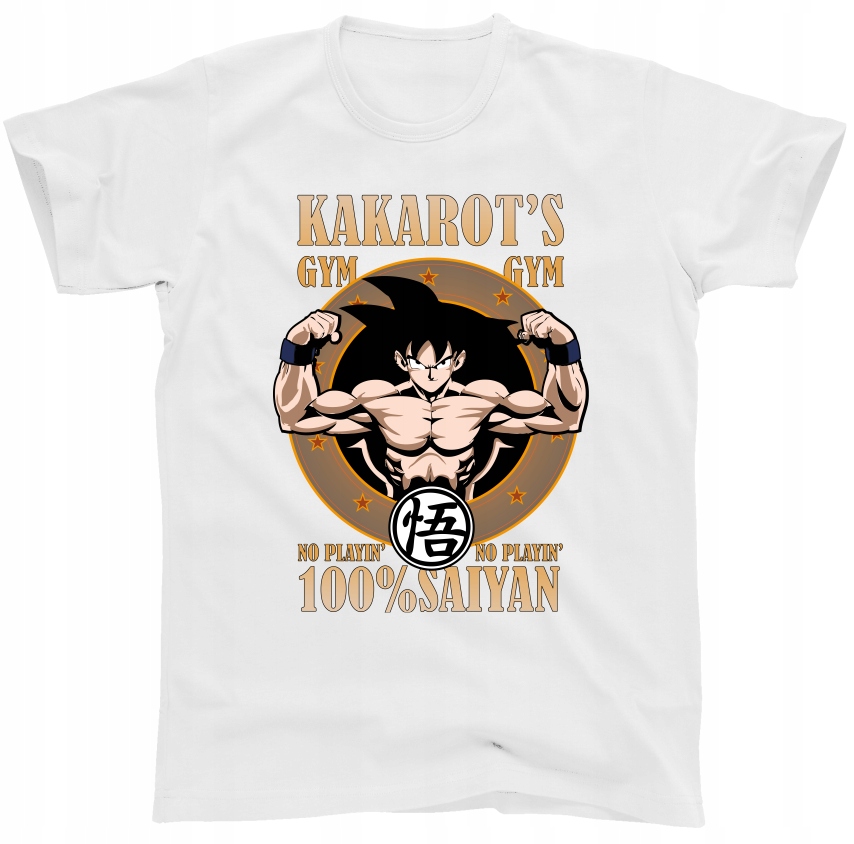 

Koszulka Dragon Ball Na Siłownie Kakarotto S