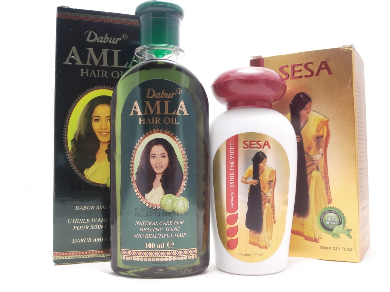 ZESTAW Dabur Amla 100ml Sesa 100ml NAJLEPSZE OLEJE EAN (GTIN) 8904319400006