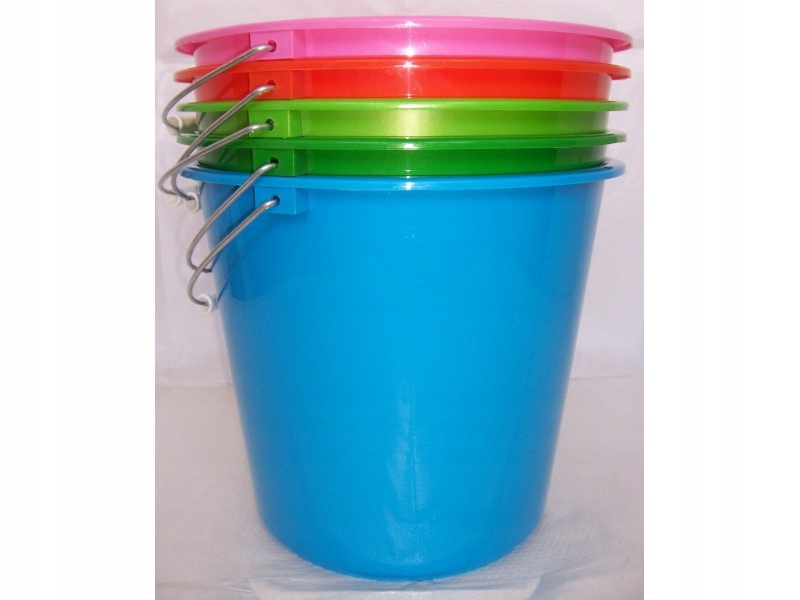 

Wiadro Domowe 10L mix kolorów wiadro plastikowe