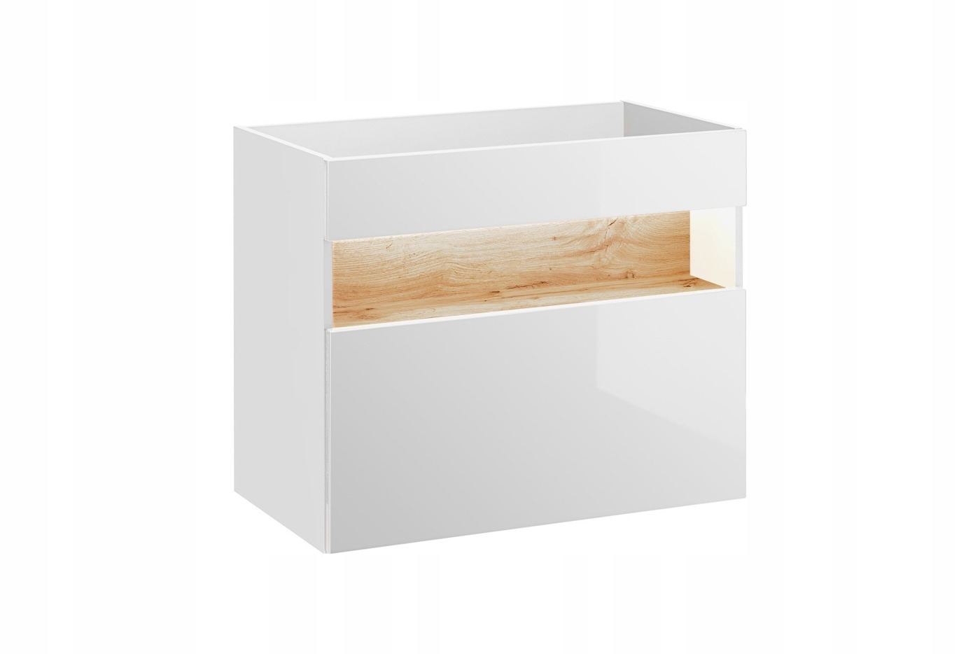 Szafka Pod Umywalkę Bahama White 80 CM Z Półką