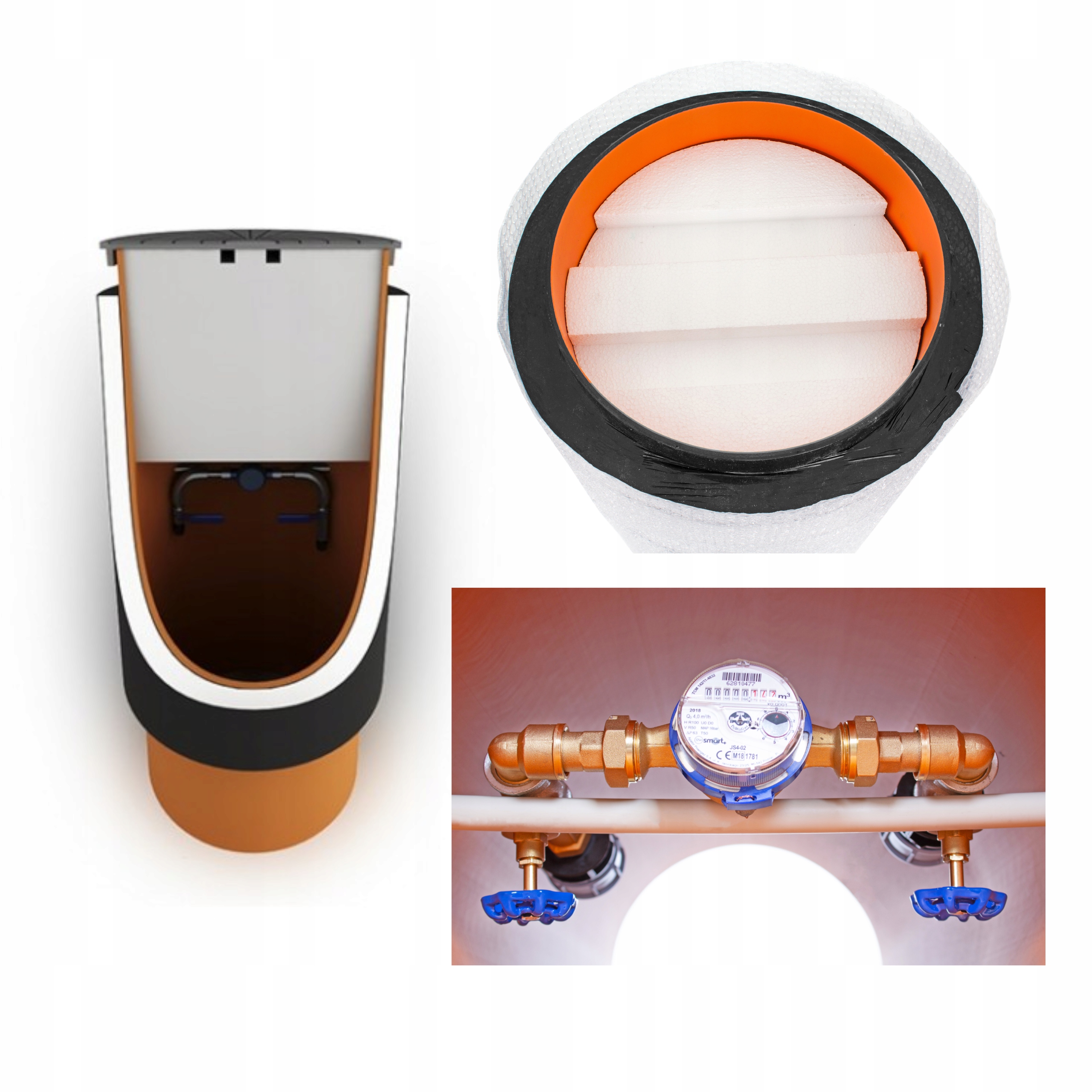 STUDNIA STUDZIENKA WODOMIERZOWA H=1200 DN400 Kod producenta wodomierzowa 400/1200 ATEST