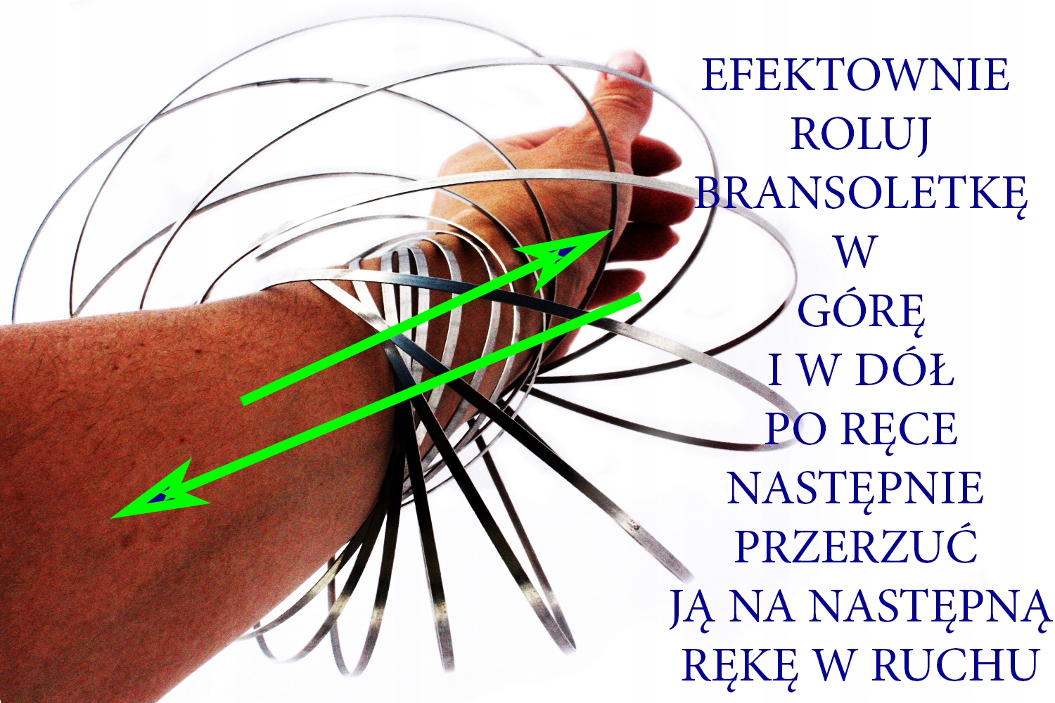 METALOWA SPRĘŻYNKA HIT FLOW RINGS 15CM E0609 EMAJ Marka inna