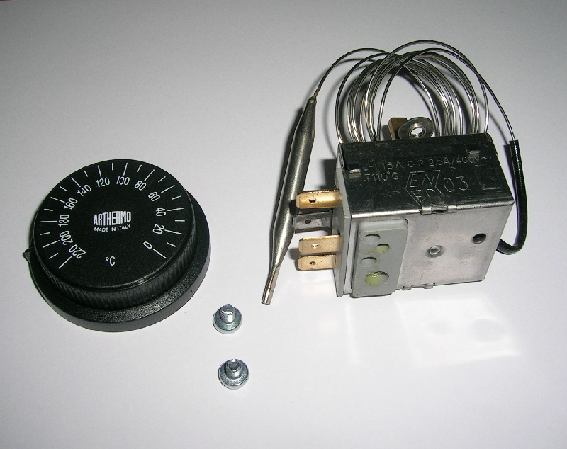 termostat regulator z kapilarą sondą 0+220stC Rodzaj regulator temperatury