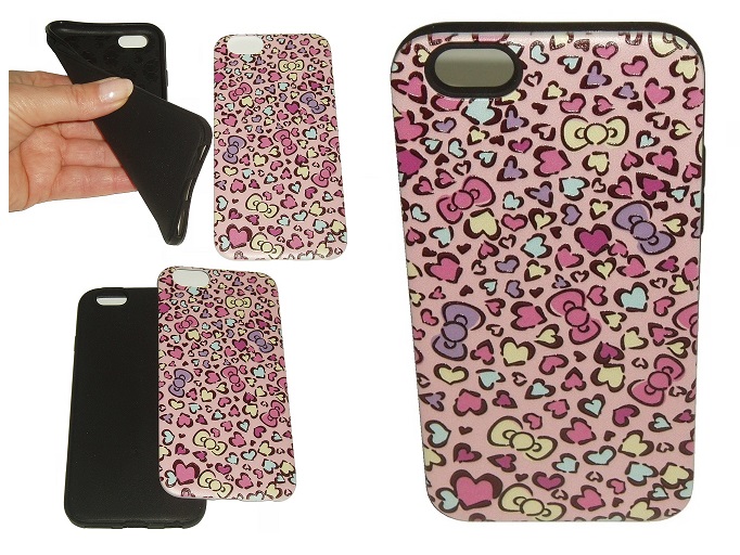 

Etui 3D Hearts do iPhon iPhone 7 + Szkło Gratiss