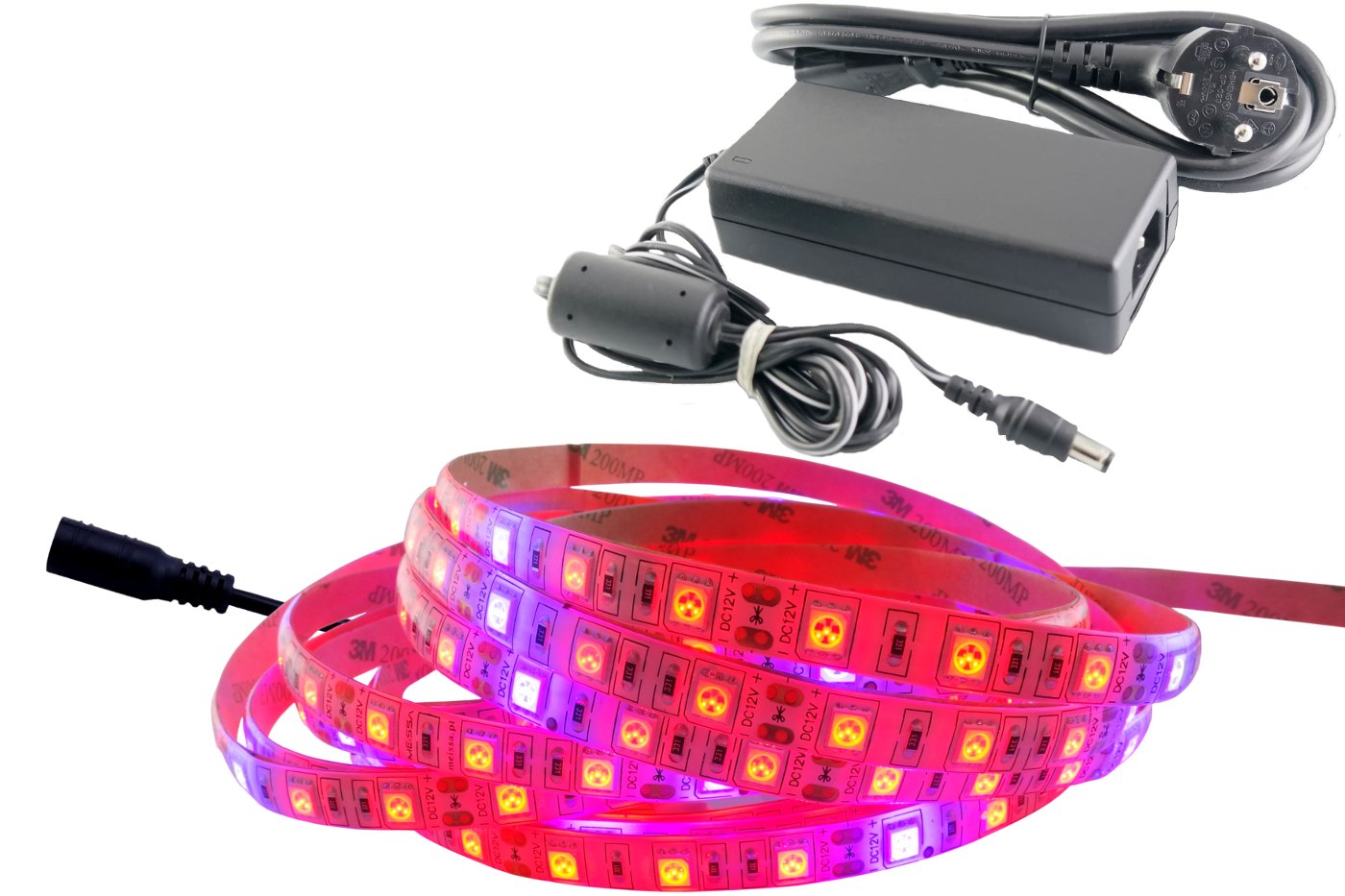 Led osvětlení Grow voděodolné pro růst rostlin 3 m