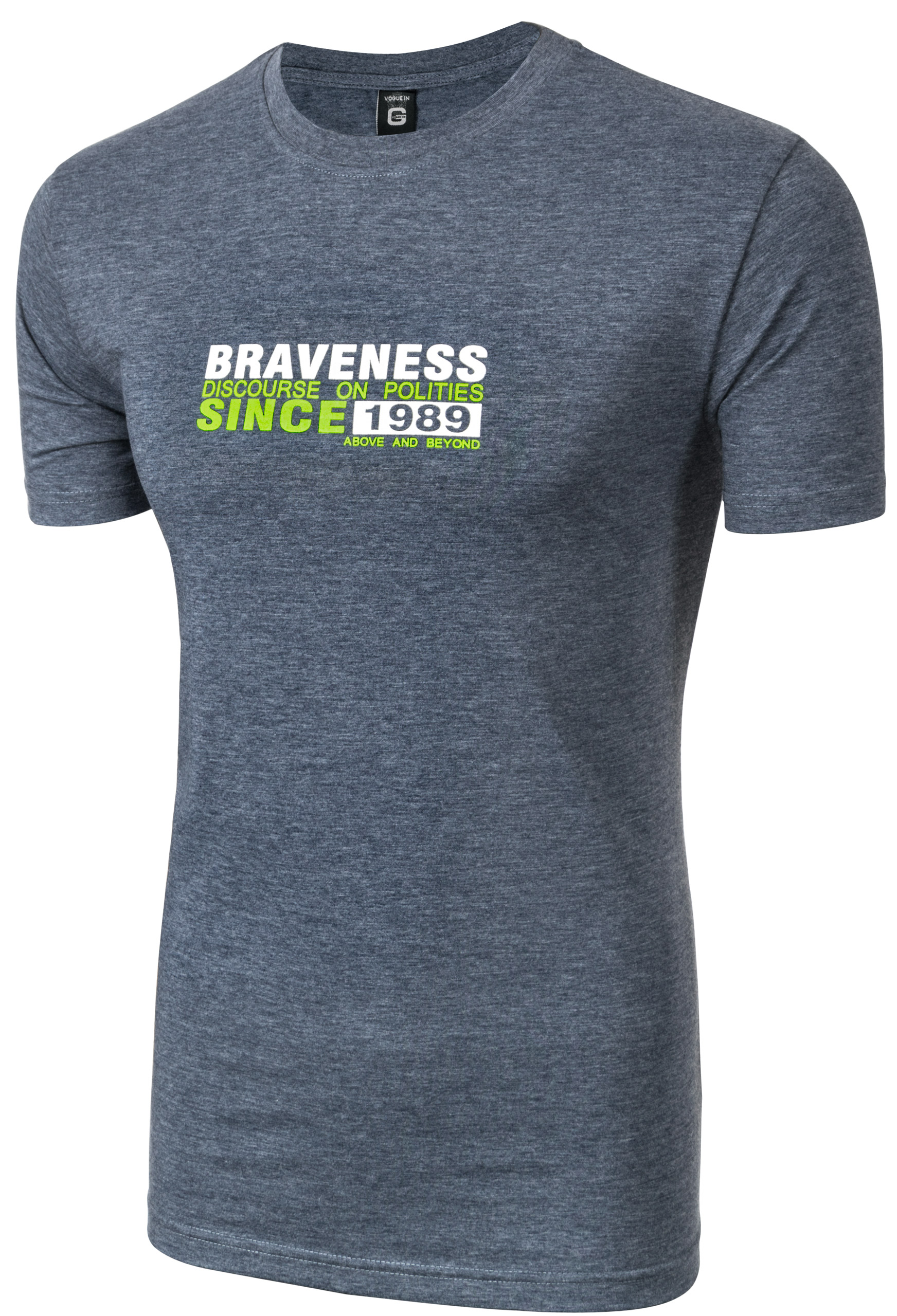 

T-shirt Koszulka Koszulki Męskie 67310 3XL stalowy