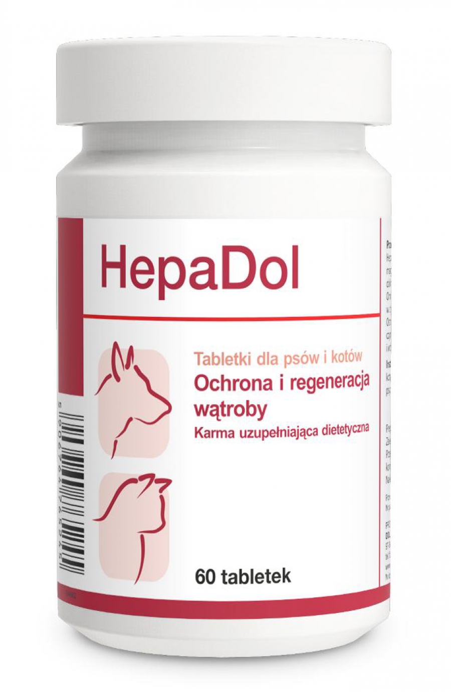 

Hepadol 60tab. Osłona Wątroby Psa, Kota