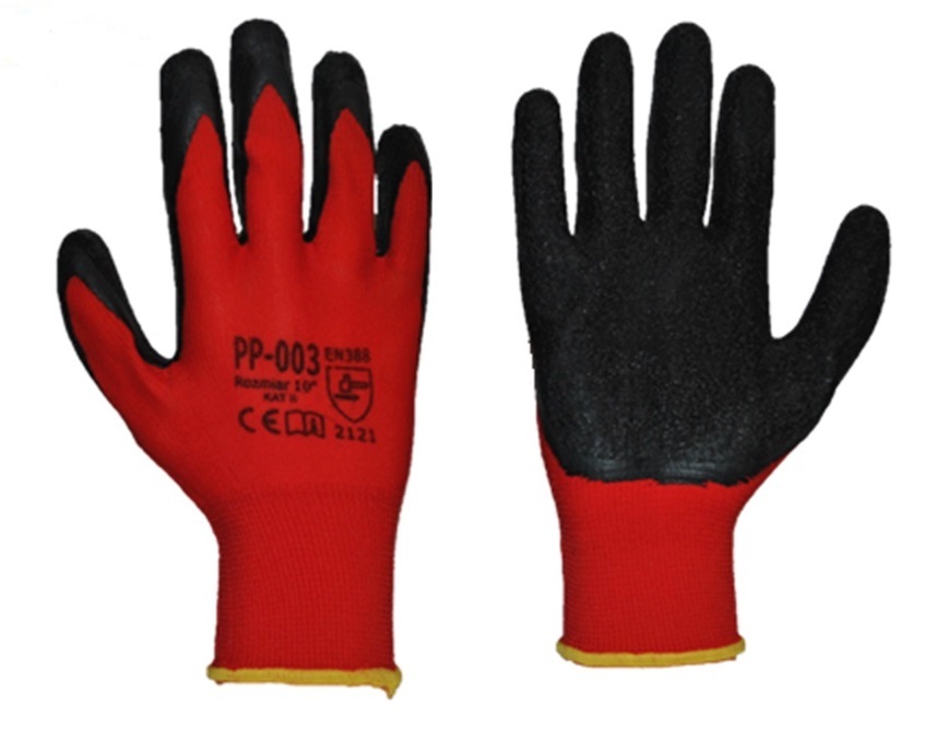 Рабочие перчатки красный черный PP-003 240 пар 11
