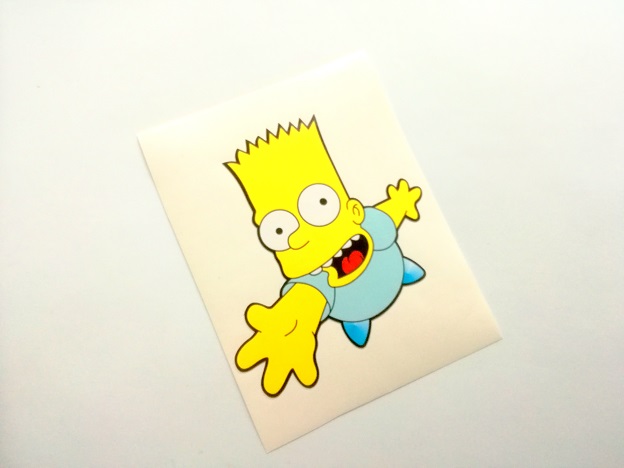 

Bart Simpson naklejka sticker Retro