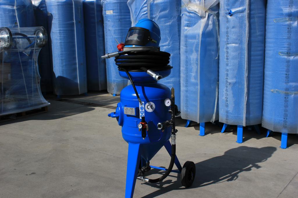 PIASKARKA 60L SPRĘŻARKA PIASKOWANIE WODĄ Marka MSW