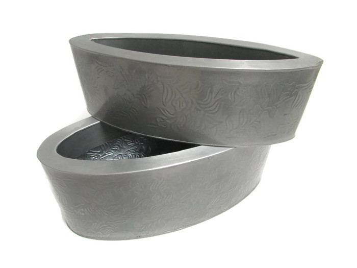 

donice osłonki metalowe ogrodowe duże wysokie małe