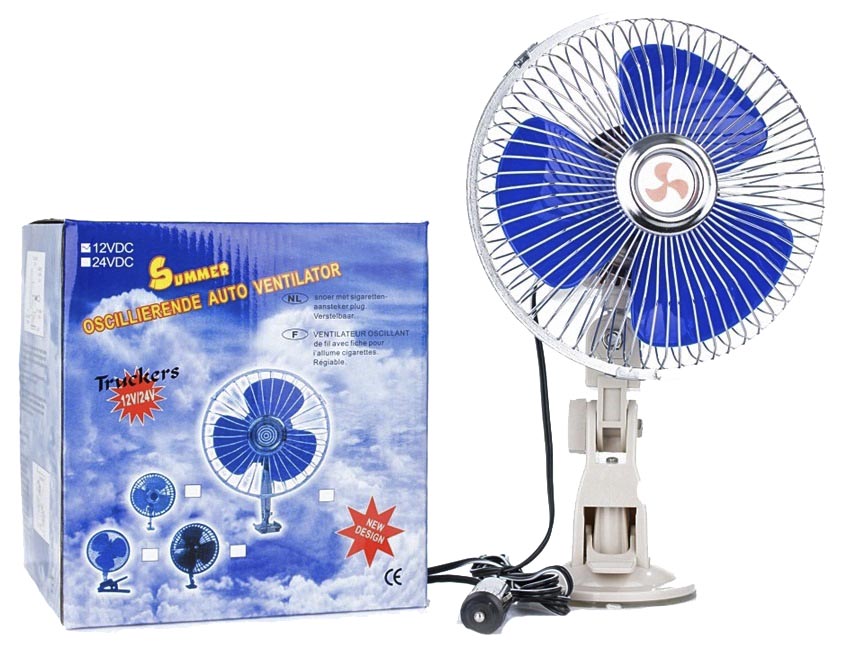 Obrotowy wentylator 12V 6'' do samochodu wiatrak Producent Carcommerce
