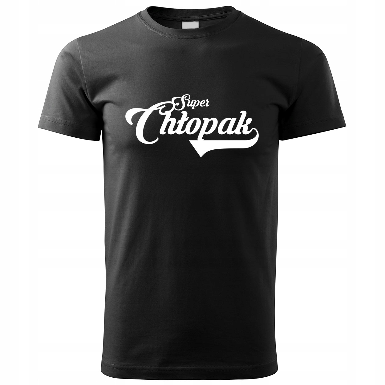 

koszulka czarna Super Chłopak walentynki XS/5XL