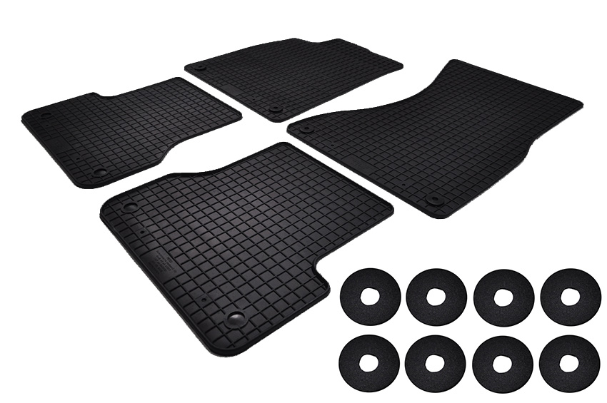 

Dywaniki gumowe Audi A6 C7 (11-) A7 +stopery petex
