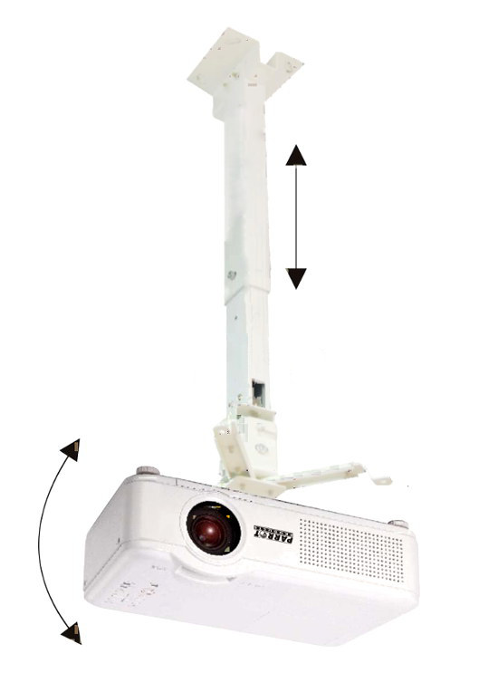 UCHWYT WIESZAK PROJEKTOR SUFITOWY ŚCIENNY 100cm Model WIESZAKALUDLUGI